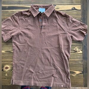 Private White VC Brown Polo Shirt